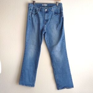 Women's Levi's 505 Stretchy Straight Blue Jean's 12
